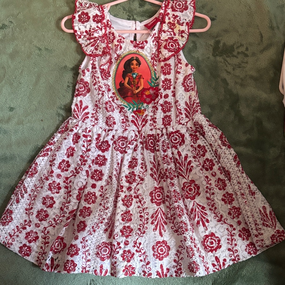 Disney Red and White Character Dress